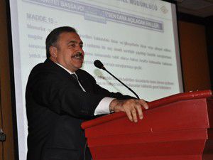 Eroğlu Tapu Kadastro seminerine katıldı