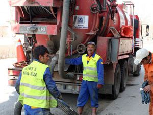 KOSKİden rögar temizliği