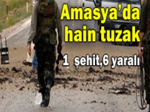 Amasyada mayın patladı