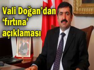 Doğan yaşanan fırtınayı değerlendirdi