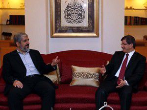 Davutoğlu Meşal ile görüştü