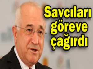 Çiçek savcıları göreve çağırdı