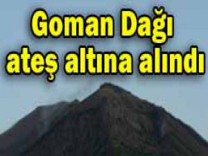 Goman Dağına yoğun top ateşi