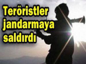 Teröristler jandarmaya saldırdı