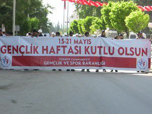 Ereğlide Gençlik Yürüyüşü
