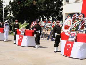 Şehitler törenle memleketlerine uğurlandı