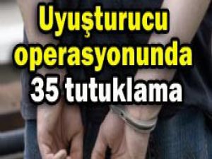 Konyadaki operasyonda 35 tutuklama