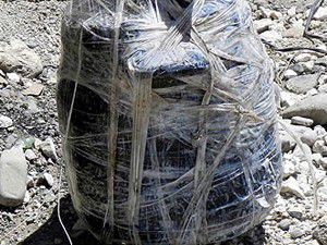 Silvan Barajı yolunda 70 kg bomba bulundu