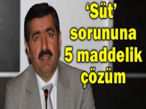 Süt eylem planı açıklandı