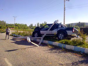 Beyşehirde trafik kazası: 3 yaralı