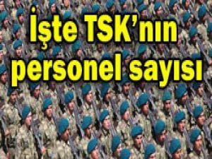 İşte TSKnın personel sayısı