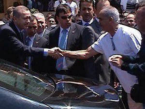 Erdoğanla turist arasında ilginç diyalog