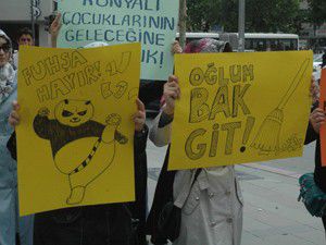 Fuhuşa hayır demek için yürüdüler