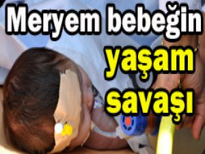 Nefes alabilmek için mücadele veriyor