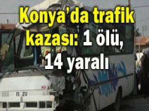 Konyada trafik kazası
