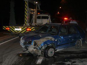 Emniyet Müdürünün duvarına çarptı