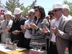 Yeniceobada okul binasının temeli atıldı