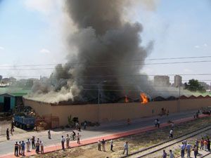 Konya halinde büyük yangın