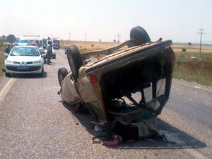 Hüyükte trafik kazası: 4 yaralı