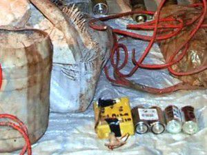 Yeşiltaş yolunda 260 kilo patlayıcı