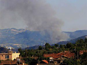 Suriyede sınıra yakın 5 ayrı yangın!