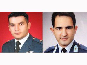 Pilotların naaşları tespit edildi