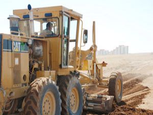 TOKİ Konutlarında yol düzenleme çalışmaları
