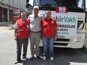 Mehir Vakfı Suriyeli sığınmacılara yardım gönderdi