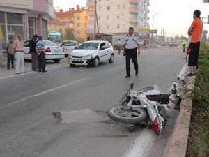Konyada trafik kazası: 2 yaralı