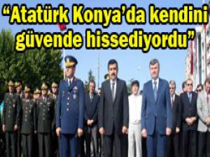 Atatürkün Konyaya gelişi kutlandı