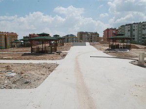 Aşkar Höyüğü Park alanı tamamlanıyor
