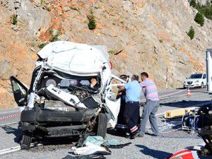 Konya-Antalya yolunda trafik kazası