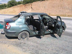 Konyada kaza: 1 ölü, 3 yaralı