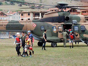 Kanyondaki dağcılar kurtarıldı