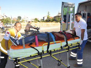 Seydişehirde trafik kazası: 1 yaralı