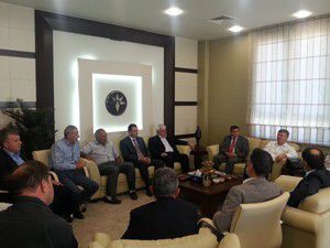 Konuka geçmiş olsun ziyareti