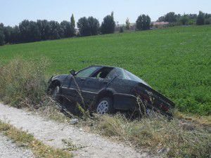 Karapınarda trafik kazası: 1 yaralı
