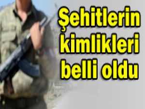 Afyonda şehit olan askerlerin isimleri