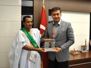 Moritanyalı başkandan Kalaycıya ziyaret