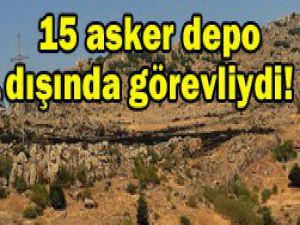15 kısa dönem asker 1 aylıktı