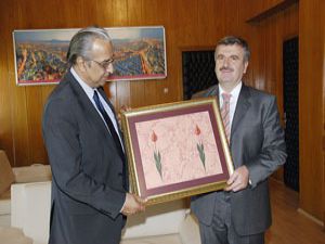 Pakistan Ankara Büyükelçisi’nden Akyürek’e ziyaret