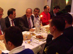 Yedek parça fuarına katıldı