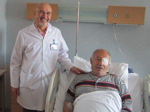 Kornea nakli hastaya ışık oldu