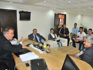 Yurt öğrencilerinden Başkan Oğula teşekkür ziyareti