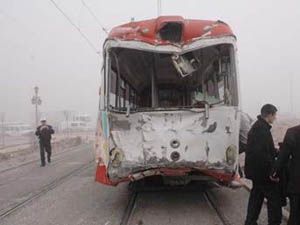 Konyada Tramvay Kazası!
