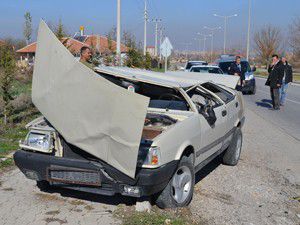 Konyada trafik kazası: 2 yaralı