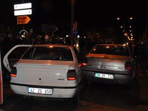 Konyada trafik kazası; 2 yaralı
