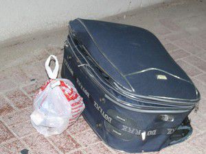 İçinden çöp çıktı