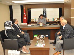 Konya Eczacı Odasından Meram Belediyesine ziyaret