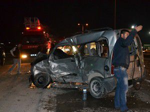Konyada trafik kazası 1 ölü 1 yaralı